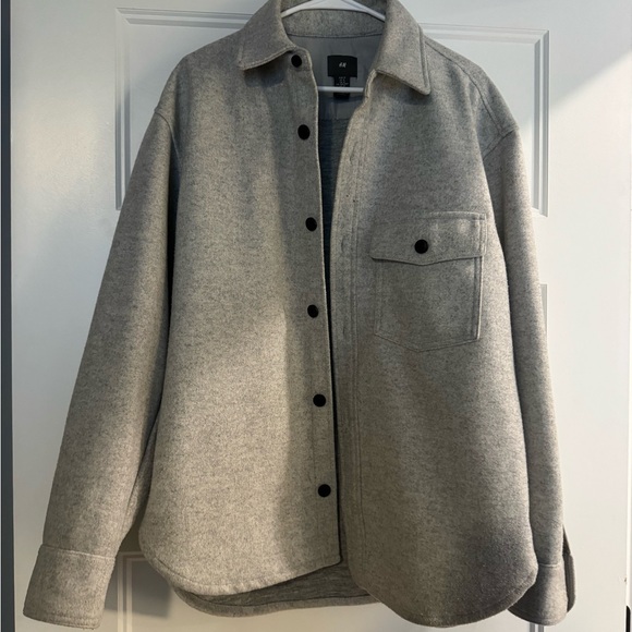 H&M Other - H&M Light Gray Men's Pea Coat